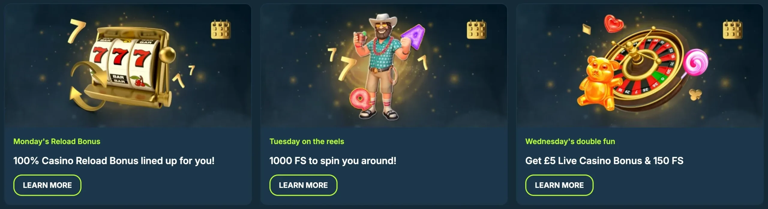 Latest bonuses and promotional offers for players