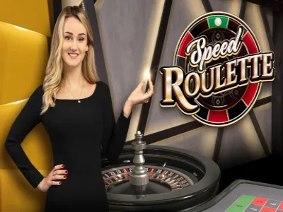 Fast-paced Speed Roulette live casino game